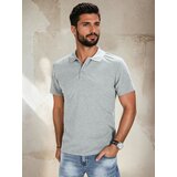 DStreet Koszulka polo męska jasnoszara | Shoptok.si