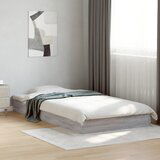 Maison Chic Posteljni okvir - Enojna postelja - Postelja za odrasle siva sonoma 100x200 cm inženirski-J9059, (21771196) | Shoptok.si