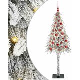  Božićno drvce s 150 LED svjetlima Bijelo 150 cm PE i čelik | shoptok.hr