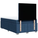 vidaXL Krevet s oprugama i madracem plavi 120 x 190 cm od tkanine | shoptok.hr