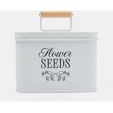 Sinsay Metalna posuda s ručkom i natpisom Flower Seeds | shoptok.hr