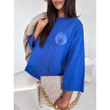 DStreet Sweter damski oversize GAIA niebieski | shoptok.hr