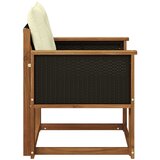  Srednja sofa za van Čvrsto drvo akacije Prirodna | shoptok.hr