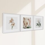 Styler Tiskane slike u setu 3 kom s okvirom 30x30 cm Posy – | shoptok.hr
