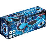 Cool Wheels Sklopivi trotinet za decu Tulpar svetleći sa 3 točka do 30kg plavi | Eponuda.com