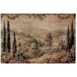  Plakat - Mediterranean Landscape - Old Tapestry with a Hill and Lake 60x90 Bez okvira | shoptok.hr