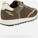 Geox Khaki men's sneakers Partenio - Men's | Shoptok.si
