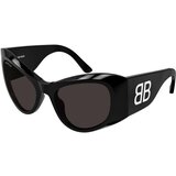 Balenciaga BB0393S 001 ONE SIZE (57) Črna/Siva Cene
