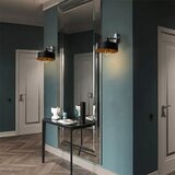 Toolight Zidni svijećnjak APP1332-1W BLACK GOLD | shoptok.hr