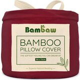 Bambaw prevleka za blazino iz bambusa 50 x 75 cm, 2-delni set - burgundy | Shoptok.si