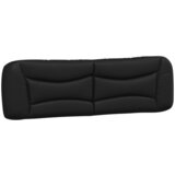 Maison Chic posteljno vzglavje - vzglavna omarica - vzglavna stranica črna 180 cm umetno usnje, (21704299) | Shoptok.si