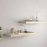 vidaXL plutajuće zidne police 2 kom boja hrasta 60 x 23,5 x 3,8 cm MDF Cijene