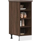 vidaXL Spodnja omarica rjavi hrast 30x44,5x81,5 cm iverna plošča | Shoptok.si