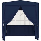 vidaXL Profesionalni šator za zabave 2,5 x 2,5 m plavi 90 g/m² | shoptok.hr