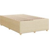  Krevet s oprugama i madracem krem 120 x 200 cm od tkanine | shoptok.hr