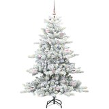  Umjetno božićno drvce s nogom Bijelo 150 cm PVC i čelik | shoptok.hr