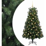  Umjetno božićno drvce s pomičnim granama i kuglicama 210 cm | shoptok.hr