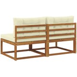  Srednji zunanji kavč z blazino 2 Kos Naravna, (5000271665) | Shoptok.si