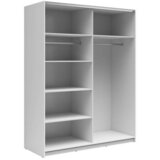 MID.YOU OMARA Z DRSNIMI VRATI, bela, visoki sijaj | Shoptok.si