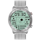 INF Silikonska pametna ura MX5 - Bluetooth klicanje in fitnes Silver, (22148878) | Shoptok.si