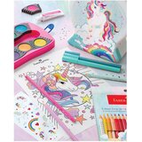  ŠKOLSKI 33BOJE U METALNOJ KUTIJI CONNECTOR UNICORN FABER CASTELL 155544 | Shoptok.si