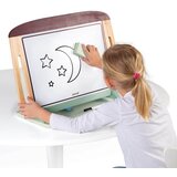 Janod lesena namizna dvostranska risalna magnetna tabla | Shoptok.si