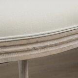  Blagovaonske stolice set od 2 izgled lana drvene noge krem-prirodno | shoptok.hr