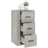  Komoda siva boja betona 40 x 33 x 70 cm od konstruiranog drva | Eponuda.ba