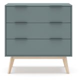 Marckeric Zeleno-siva nizka komoda 80x83 cm Pisco – Marckeric Cene