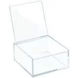 iDesign prozirna kutija za slaganje s poklopcem IDSIGN Clarity, 10 x 10 cm