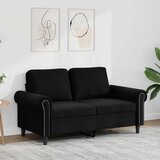  Dvosjed crni 120 cm baršunasti | shoptok.hr