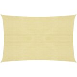 vidaXL Senčno jadro 160 g/m² bež 2x3 m HDPE | Shoptok.si