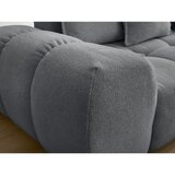Bobochic Paris Temno siva sedežna garnitura iz šenilje 278 cm Everest – | Shoptok.si