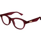 Bottega Veneta BV1130O 003 ONE SIZE (49) Rdeča/Kristalna Cene