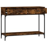  Konzolni stol boja hrasta 100 x 34,5 x 75 cm konstruirano drvo | shoptok.hr