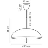  DFTP by Nordlux - Visilica na sajli VERSALE 2xE27/15W/230V beli | Eponuda.com