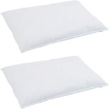  Jastuk s jastukom 2 pcs Bijelo 40 x 80 cm Perje | shoptok.hr