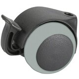 STABILIT Dvostruki kotačić (Promjer kotačića: 50 mm, Nosivost: 40 kg, Klizni ležaj, Sa stražnjom rupom i zaustavljačem, Promjer otvora za vijak: 8 mm) | shoptok.hr