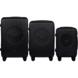  SWALLOW, Set od 3 Wings ABS+ kofera (L,M,S) CRNA | shoptok.hr