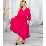 Pri ADELE midi dress with elastic waist and v-neckline | shoptok.hr