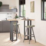  Noge za barski stol T-oblika 2 kom antracit 50x35x(110-111) cm čelik | Eponuda.com