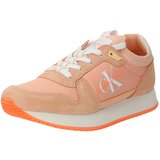 Calvin Klein Jeans Nizke superge marelica / pastelno oranžna / bela Cene