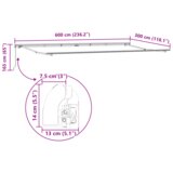 Ručna Uvlačiva Tenda Crvena i Bijela Pruga 600x300 cm | shoptok.hr