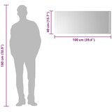  LED kupaonsko ogledalo s ogledalom *Transparent*an 100 x 40 cm | Eponuda.com
