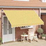 Tenda na ručno uvlačenje 350 cm narančasto-bijela prugasta | shoptok.hr