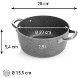 Tescoma Aluminijski lonac prikladni za indukcijsko kuhalo 2,5 l i-Premium – | shoptok.hr