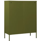  Ladičar maslinasti 80 x 35 x 101,5 cm čelični | shoptok.hr