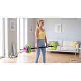 Rebel Active RBA-2336 – Set uteži 20 kg s ravno palico 140 cm, bitumenske uteži | Shoptok.si