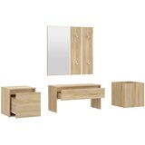  Set namještaja za hodnik boja hrasta sonome konstruirano drvo | shoptok.hr