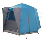  Kabinski šotor s streho Modra in siva 320 x 320 x 203 cm, (5000091146) | Shoptok.si